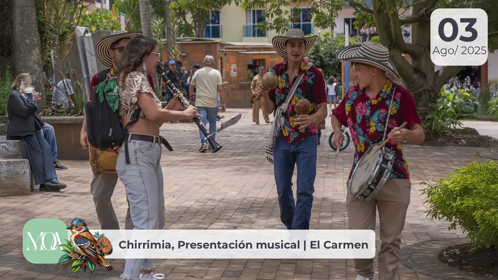Chirrimía presentación musical. | El Carmen