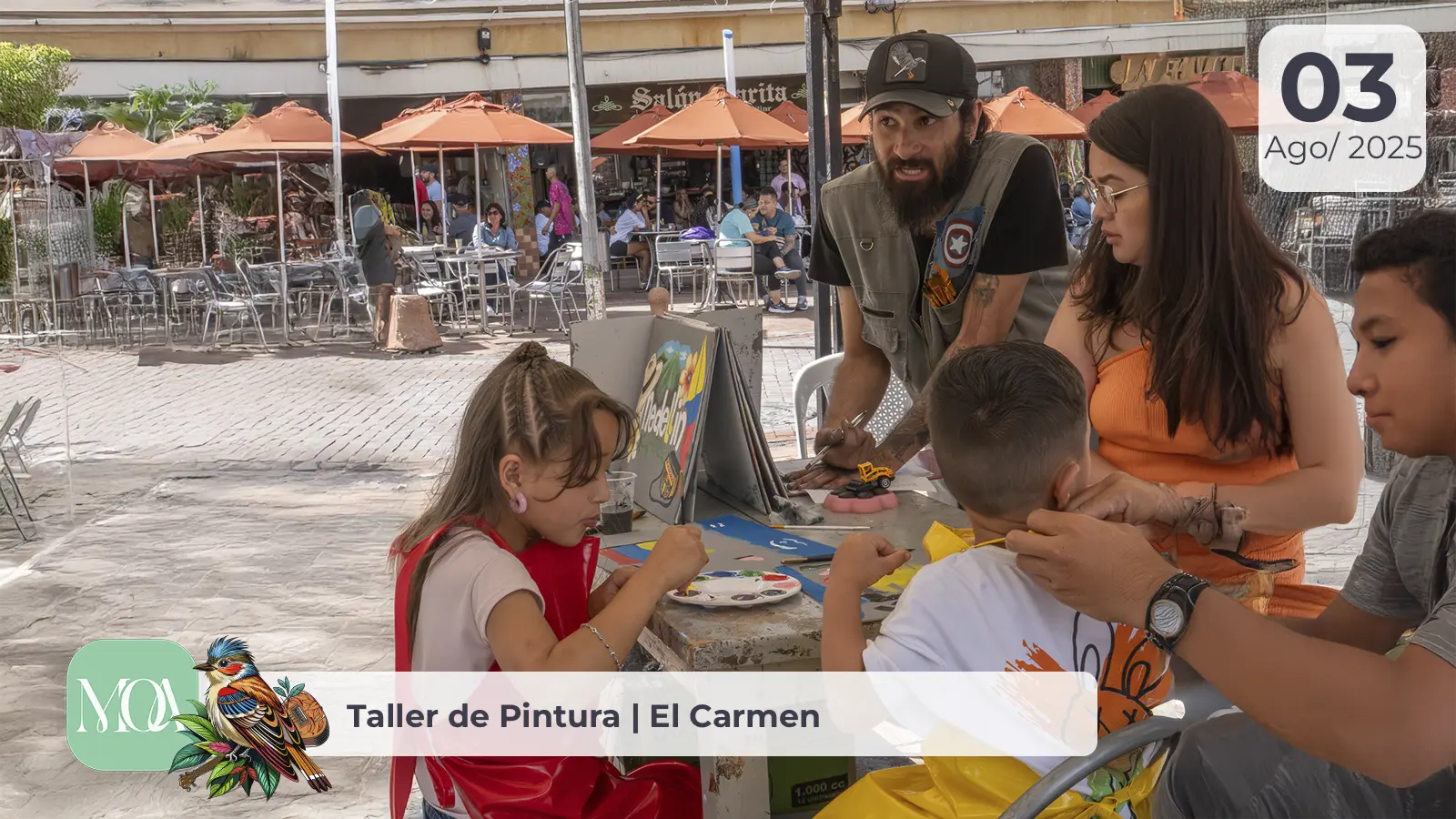 Taller de pintura para niños | El Carmen